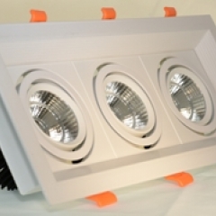 ĐÈN LED ÂM TRẦN COB 21W BA ĐÈN